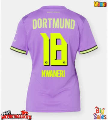 Borussia Dortmund Ethan Nwaneri #18 Replica Third Stadium Shirt for Women 2026-27 Short Sleeve